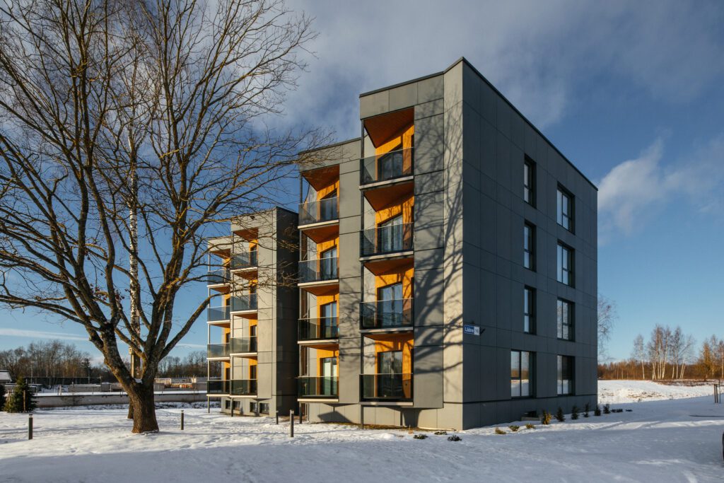 Lääne 16 kortermaja Tartus, välisvaade